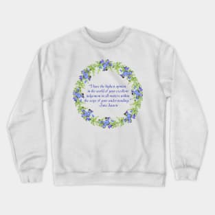 Austen Insults - Excellent Judgement Crewneck Sweatshirt
